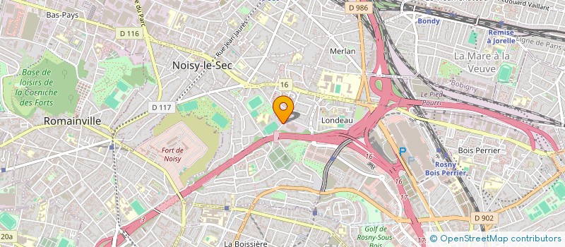 localisation de l'entreprise MADAME CHAHRAZADE MESSAOUDI à NOISY-LE-SEC