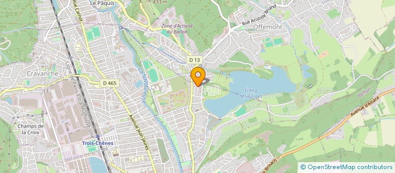 localisation de l'entreprise MADAME CHAHRAZADE RABEHIE  BELFORT