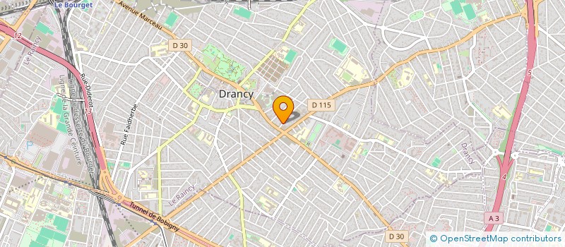 localisation de l'entreprise MADAME CHAHRAZED BAGHLOUL  DRANCY