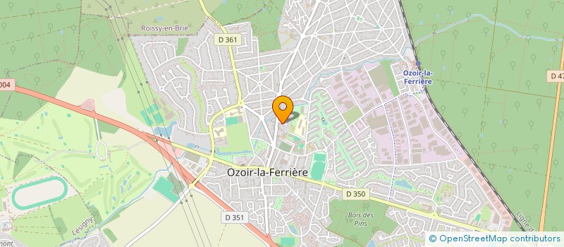 localisation de l'entreprise MADAME CHAHRAZED BENMAMMAR  OZOIR-LA-FERRIERE