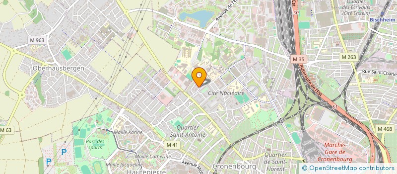 localisation de l'entreprise MADAME CHAHRAZED BENTOTOCHE  OBERHAUSBERGEN