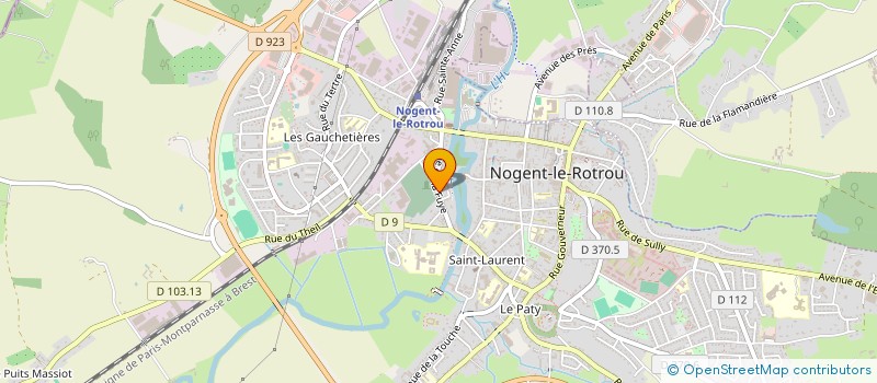 localisation de l'entreprise MADAME CHAHRAZED HADJ AKLI à NOGENT-LE-ROTROU