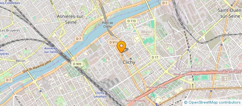 localisation de l'entreprise MADAME CHAHRAZED IHOUT  CLICHY