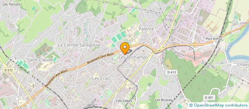 localisation de l'entreprise MADAME CHAHRAZED KAROUI à BESANCON
