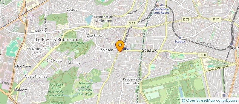 localisation de l'entreprise MADAME CHAHRAZED KAZDAR à SCEAUX
