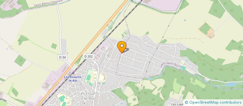 localisation de l'entreprise MADAME CHAHRAZED SBIAA  LES ESSARTS-LE-ROI