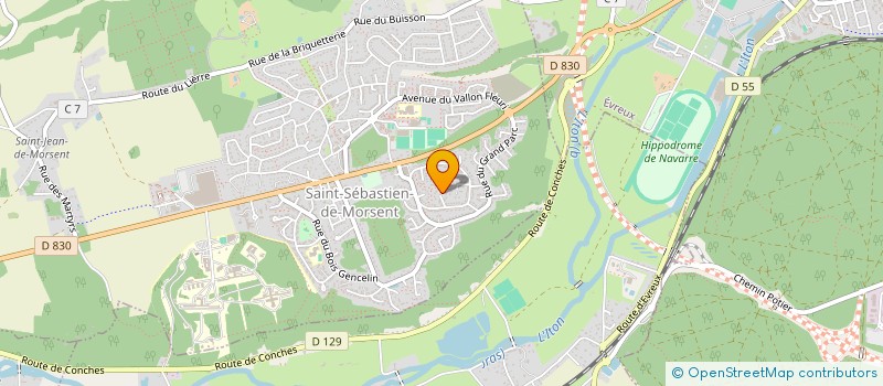 localisation de l'entreprise MADAME CHAHYNAS SEHILI  SAINT-SEBASTIEN-DE-MORSENT