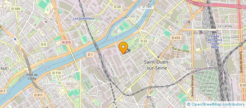 localisation de l'entreprise MADAME CHAIDA YOUSSOUF à SAINT-OUEN-SUR-SEINE