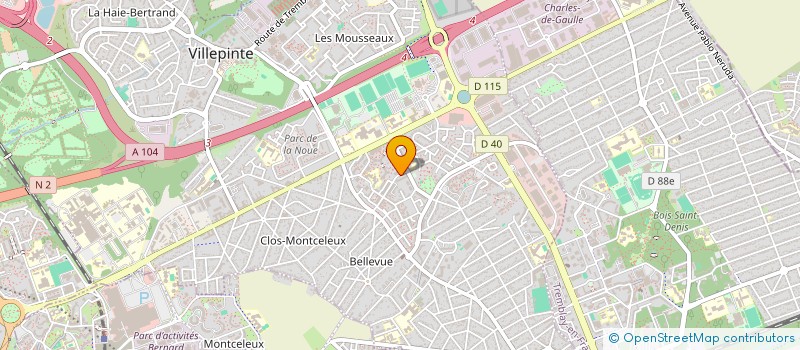 localisation de l'entreprise MADAME CHAIEMA LIMNI  VILLEPINTE