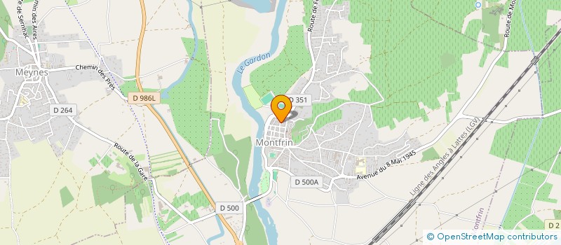 localisation de l'entreprise MADAME CHAIMA BEN BOUHOUT  MONTFRIN