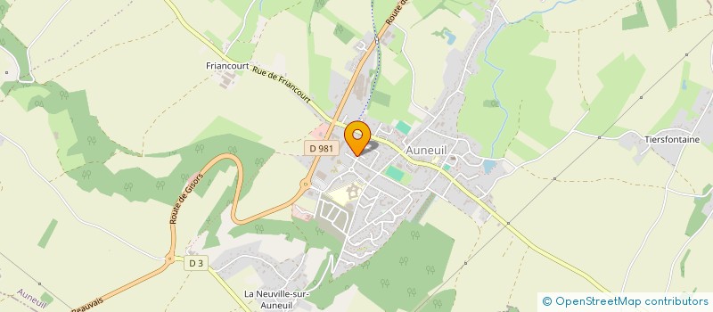 localisation de l'entreprise MADAME CHAIMA BEY  AUNEUIL