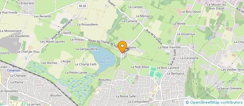 localisation de l'entreprise MADAME CHAIMA BEYRAGUED à COUERON