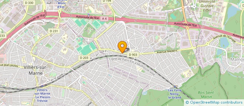 localisation de l'entreprise MADAME CHAIMA BOUDDANE  NOISY-LE-GRAND