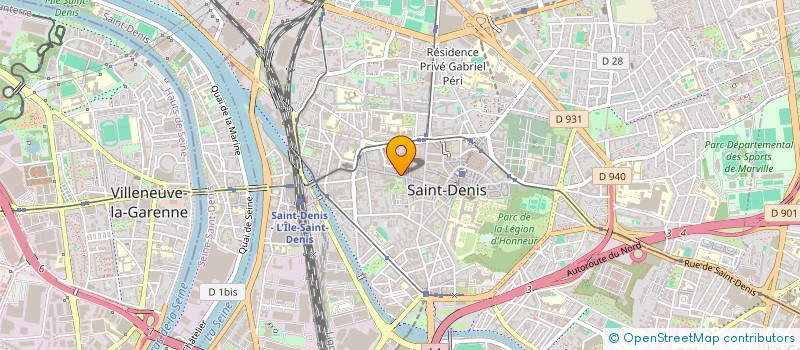 localisation de l'entreprise MADAME CHAIMA CHAGHOUANI  SAINT-DENIS