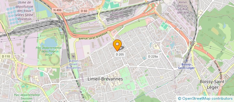 localisation de l'entreprise MADAME CHAIMA EL MESSAOUDI à LIMEIL-BREVANNES