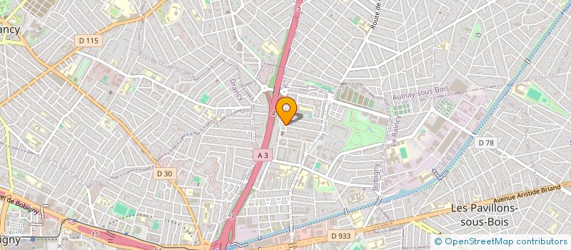 localisation de l'entreprise MADAME CHAIMA FETTAL  BONDY