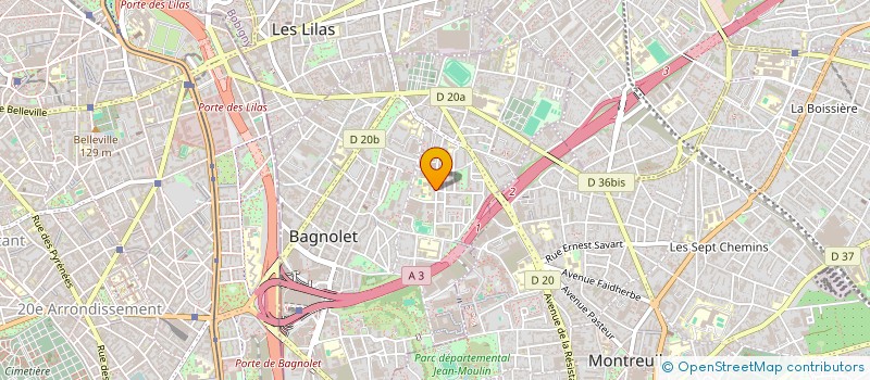 localisation de l'entreprise MADAME CHAIMA HAMIDI à BAGNOLET