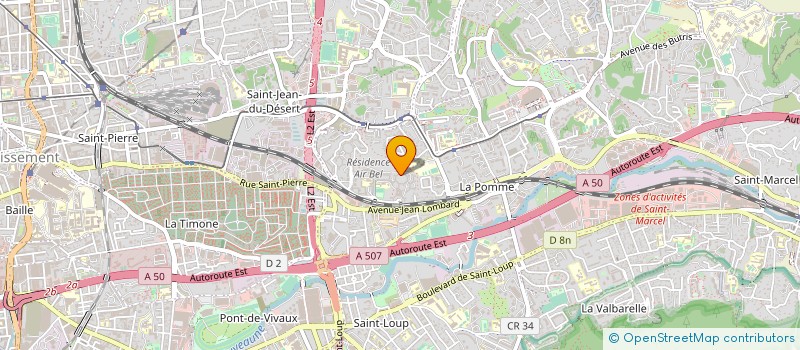localisation de l'entreprise MADAME CHAIMA HAMRI  MARSEILLE