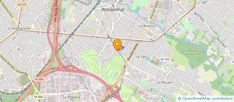 localisation de l'entreprise MADAME CHAIMA HARAMI  WASQUEHAL