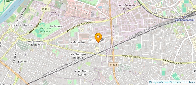 localisation de l'entreprise MADAME CHAIMA LAKHOUAJA  SARTROUVILLE