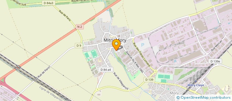 localisation de l'entreprise MADAME CHAIMA MAHDI  MITRY-MORY