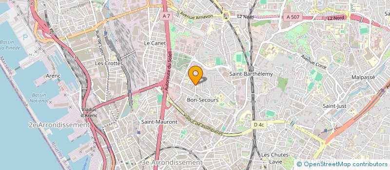 localisation de l'entreprise MADAME CHAIMA MEGHAZI à MARSEILLE