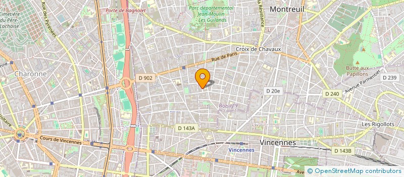 localisation de l'entreprise MADAME CHAIMA MOSTEFAOUI à MONTREUIL