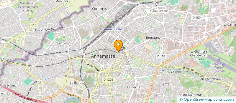 localisation de l'entreprise MADAME CHAIMA MOUSSA à ANNEMASSE