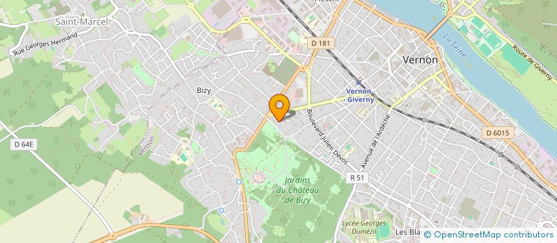 localisation de l'entreprise MADAME CHAIMA NEGADI  VERNON