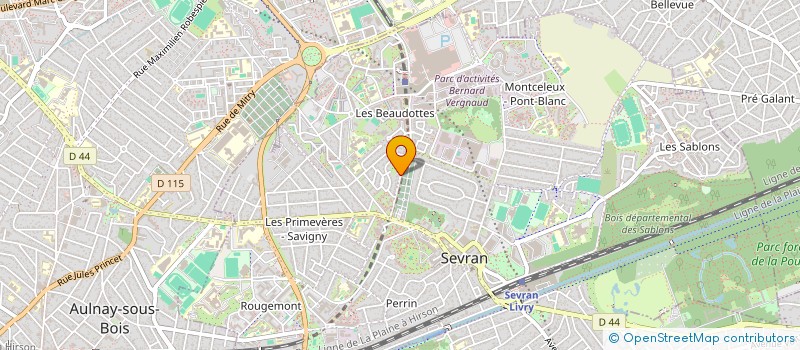 localisation de l'entreprise MADAME CHAIMA ROUDANE à SEVRAN