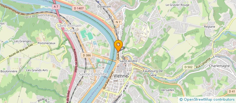 localisation de l'entreprise MADAME CHAIMA TELITEL à VIENNE