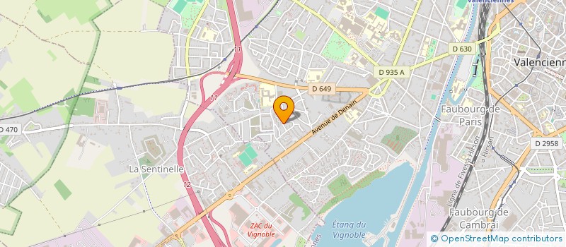 localisation de l'entreprise MADAME CHAIMA YAKIL à VALENCIENNES