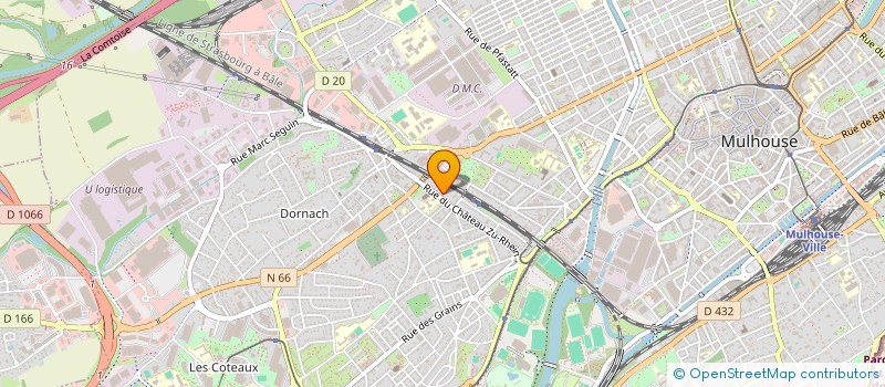 localisation de l'entreprise MADAME CHAIMA ZOUACHE  MULHOUSE