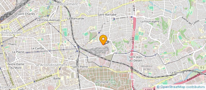 localisation de l'entreprise MADAME CHAIMAA HADJILA  MARSEILLE