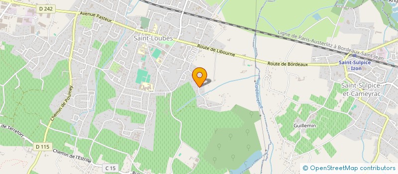 localisation de l'entreprise MADAME CHAIMAA KAABA  SAINT-LOUBES