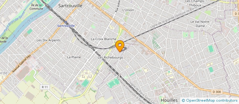 localisation de l'entreprise MADAME CHAIMAA MOUSTAID à SARTROUVILLE