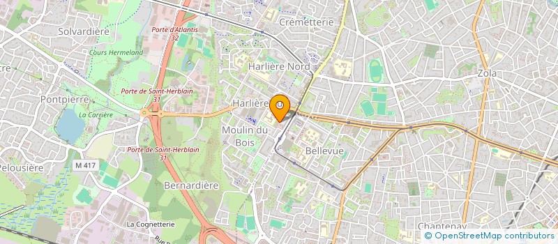 localisation de l'entreprise MADAME CHAIMAA RAIHANI  SAINT-HERBLAIN