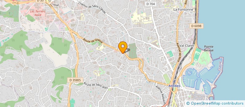 localisation de l'entreprise MADAME CHAIMAE IDRISSI ERKIK à ANTIBES
