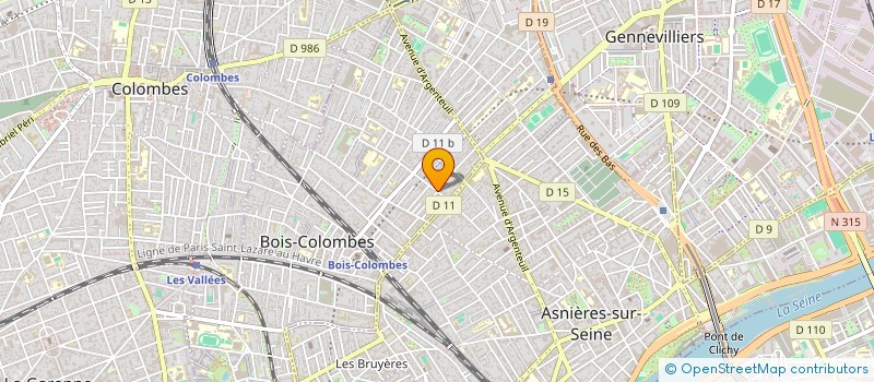 localisation de l'entreprise MADAME CHAIMAE ISMAILI à BOIS-COLOMBES