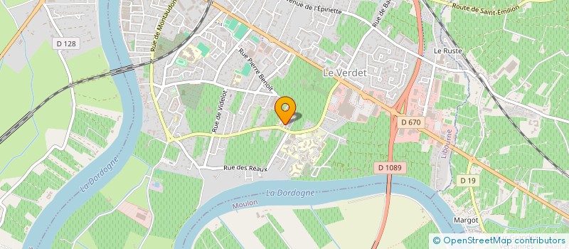 localisation de l'entreprise MADAME CHAIMAE SAKSAK  LIBOURNE