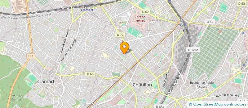 localisation de l'entreprise MADAME CHAIMAE YAHYIAOUI-IDRISSI à CHATILLON