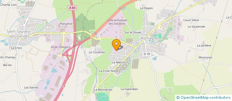 localisation de l'entreprise MADAME CHAIMAE ZOUBIR  ROMAGNE