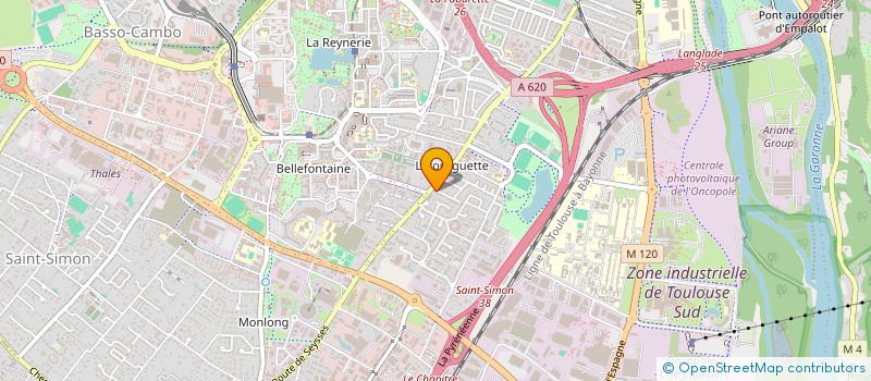 localisation de l'entreprise MADAME CHAINES JERICHOW  TOULOUSE