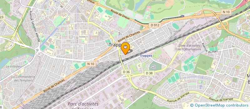 localisation de l'entreprise MADAME CHAINEZE DERROU à TRAPPES