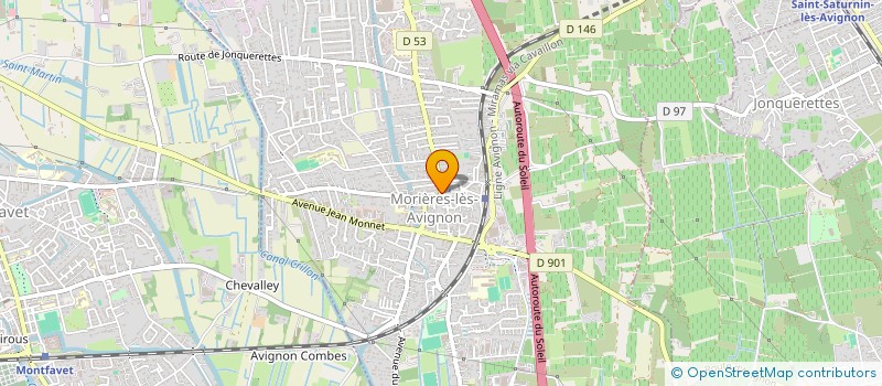 localisation de l'entreprise MADAME CHAINEZE GZNAY à MORIERES-LES-AVIGNON