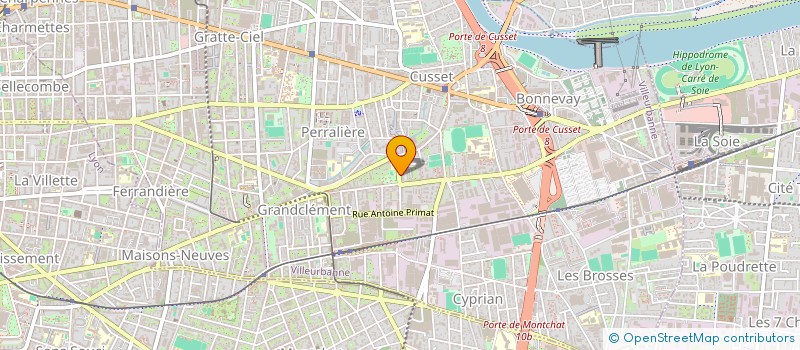 localisation de l'entreprise MADAME CHAIS-OYET ADOHI  VILLEURBANNE