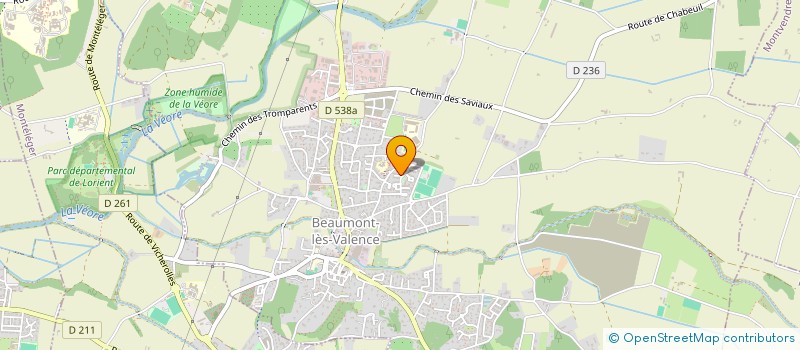 localisation de l'entreprise MADAME CHAITANE CONVERSAT à BEAUMONT-LES-VALENCE