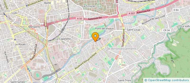 localisation de l'entreprise MADAME CHAKE KOULAKSIZIAN  MARSEILLE