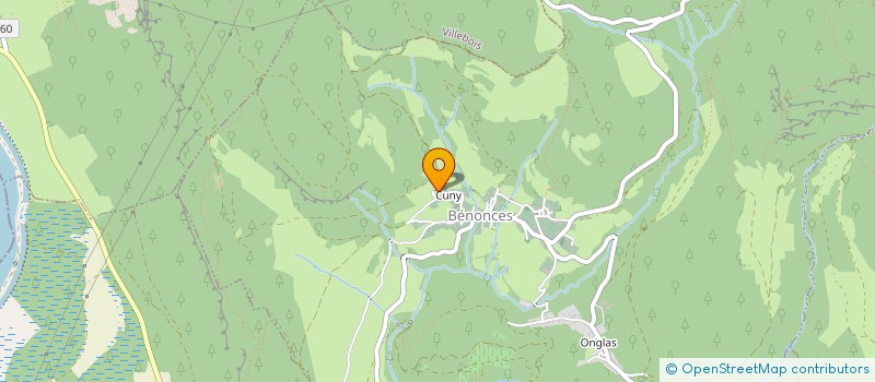 localisation de l'entreprise MADAME CHAKEE RIZZONE  MONTAGNIEU