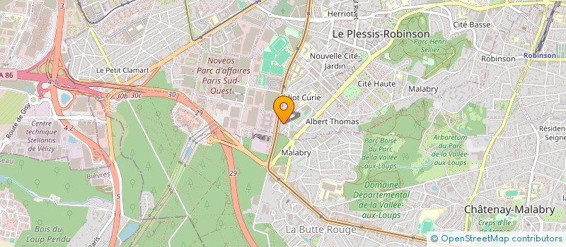 localisation de l'entreprise MADAME CHAKILA IDJABOU  LE PLESSIS-ROBINSON